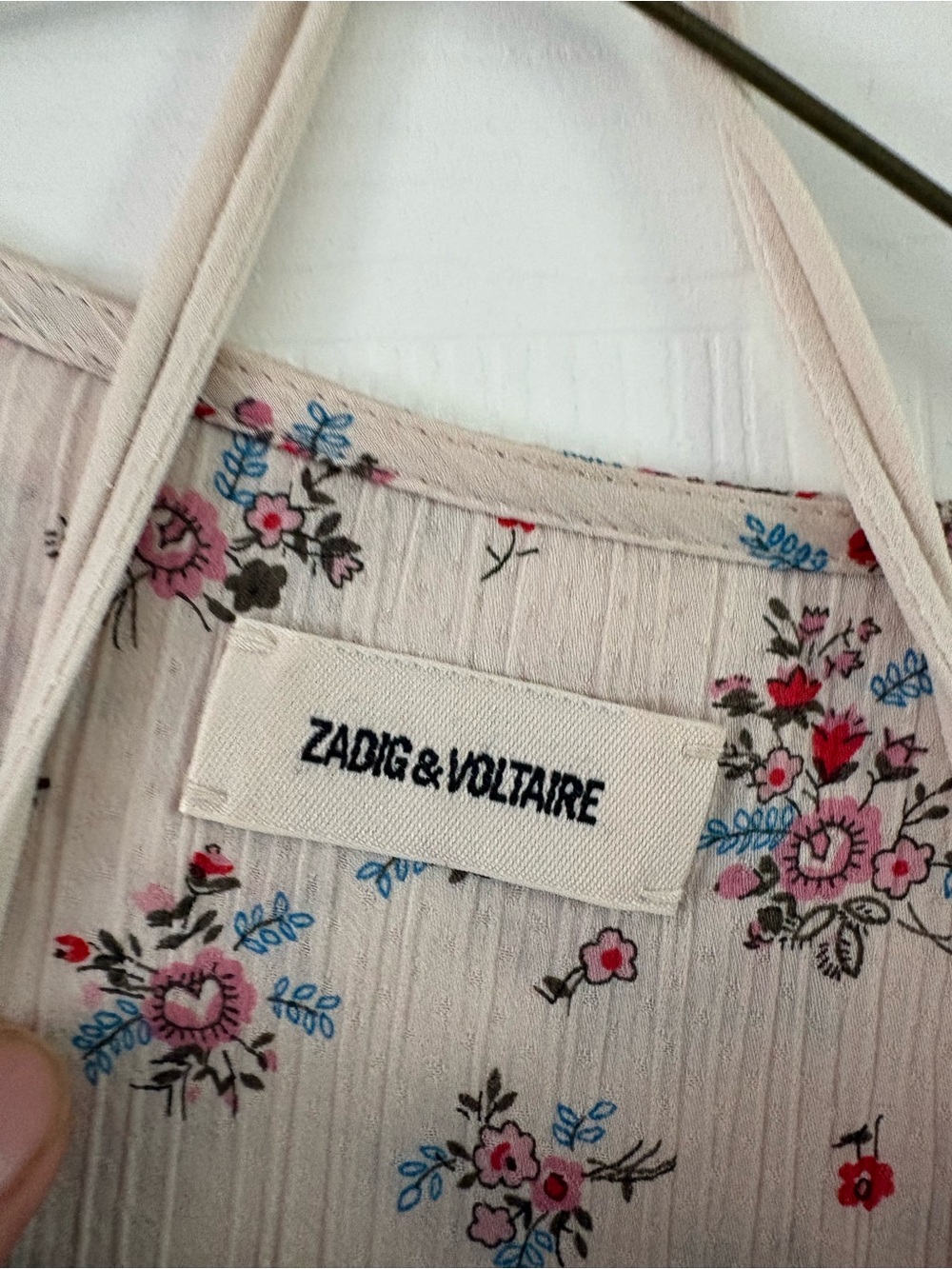Zadig & Voltaire Pale Blush Floral Sundress